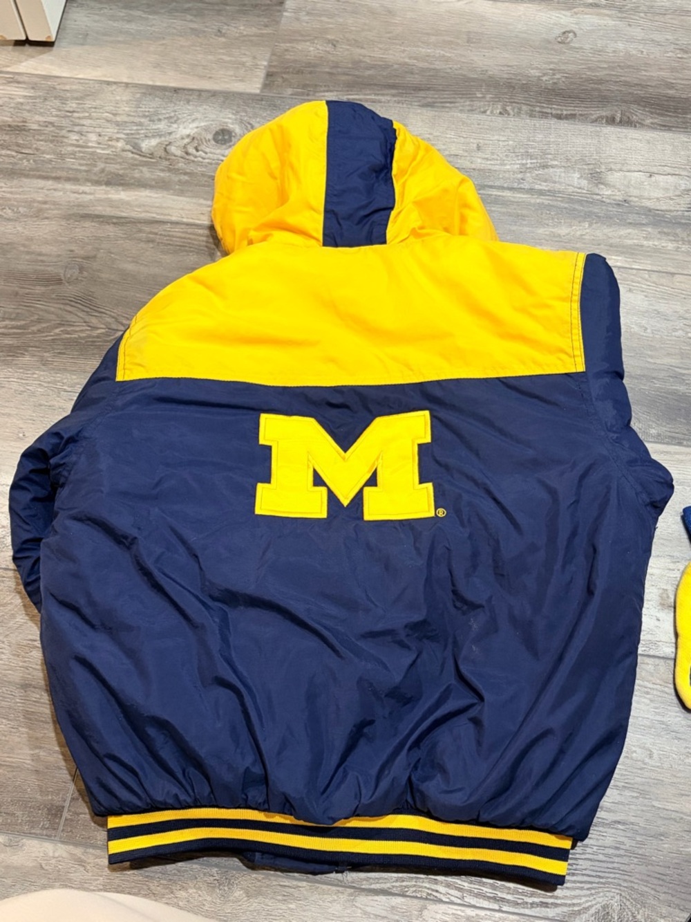 UOfM university of Michigan puffer jacket